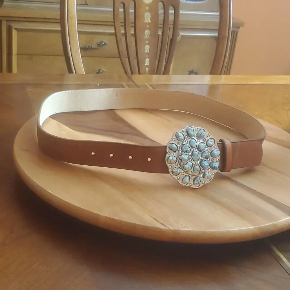 Leather Rock leather Belt 36/L